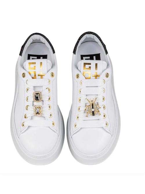 Sneaker combi Gio+ GIO + | PIA136A-BIANCO BLACK